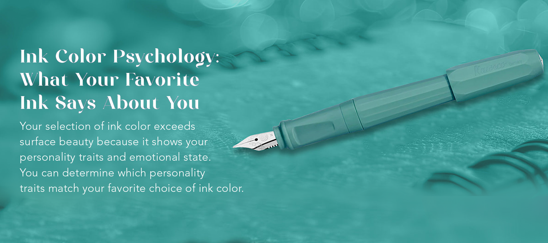 Color Psychology of Ink: What Your Favorite Hues Say About You?