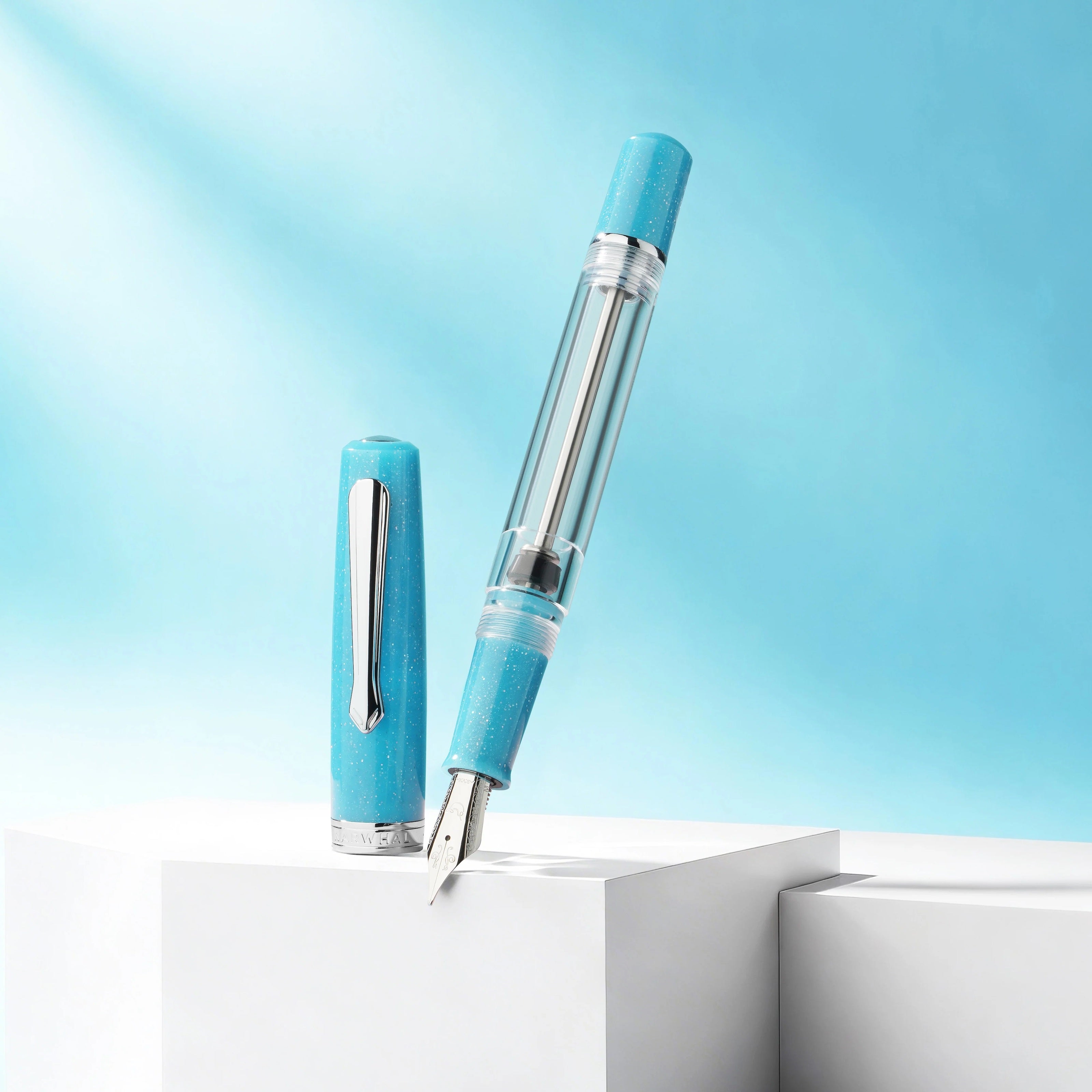 Nahvalur Original Plus Powder Blue Fountain Pen - Blesket Canada