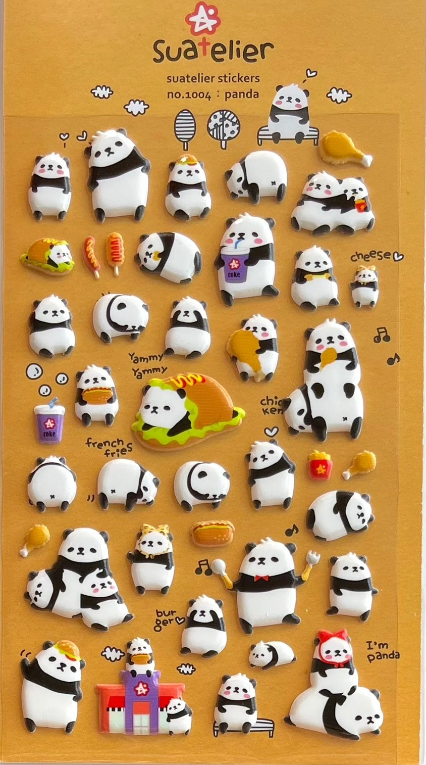 Suatelier Design Stickers – Panda - Blesket Canada