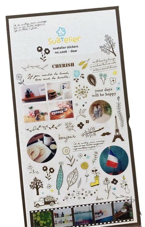 Suatelier Design Stickers – Dear - Blesket Canada