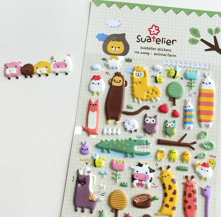 Suatelier Design Stickers – Animal Farm- Blesket Canada