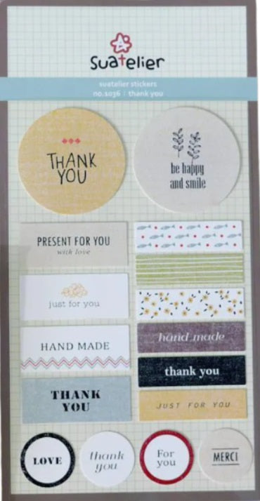 Suatelier Design Stickers – Thank You - Blesket Canada