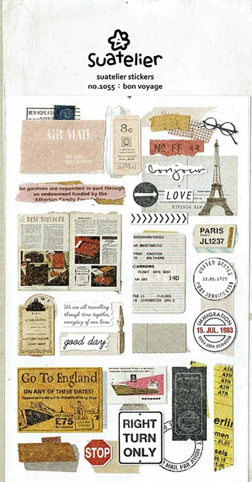Suatelier Design Stickers – Bon Voyage - Blesket Canada