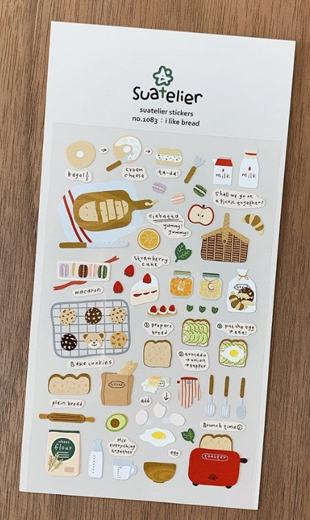 Suatelier Design Stickers – I Like Bread - Blesket Canada