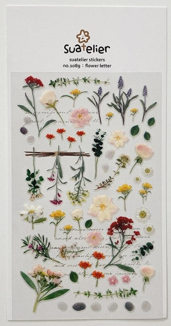Suatelier Design Stickers – Flower Letter - Blesket Canada