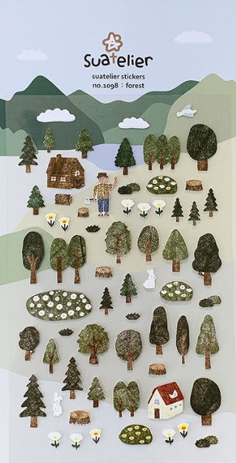 Suatelier Design Stickers – Forest - Blesket Canada