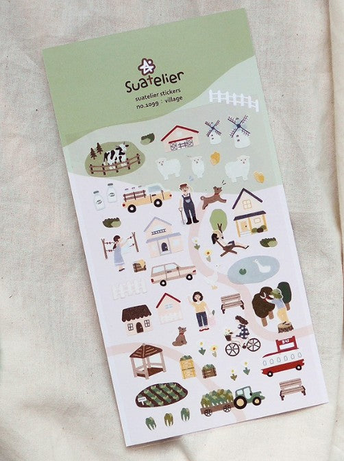 Suatelier Design Stickers – Village - Blesket Canada