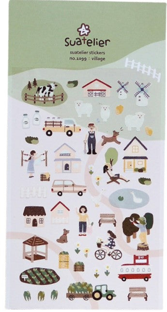 Suatelier Design Stickers – Village - Blesket Canada