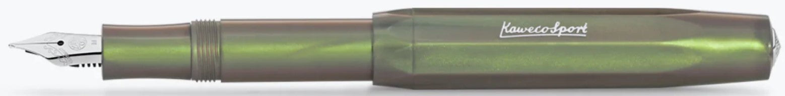 Kaweco Lunar Sport Fountain Pen – Shadow Green - Blesket Canada