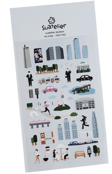 Suatelier Design Stickers – City! City! - Blesket Canada