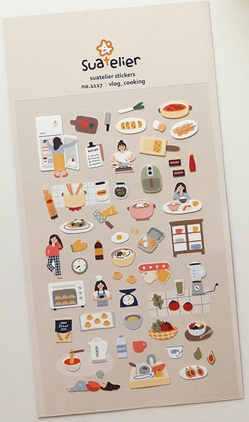 Suatelier Design Stickers – Vlog Cooking - Blesket Canada