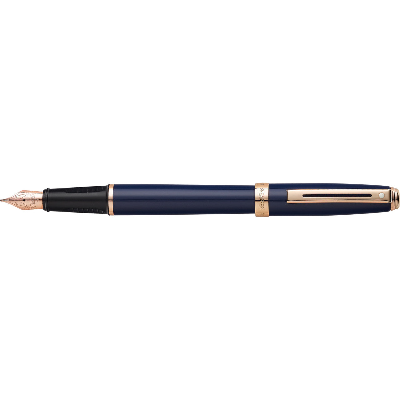 Sheaffer Prelude Cobalt Blue Lacquer Rose gold Fountain Pen - Blesket Canada