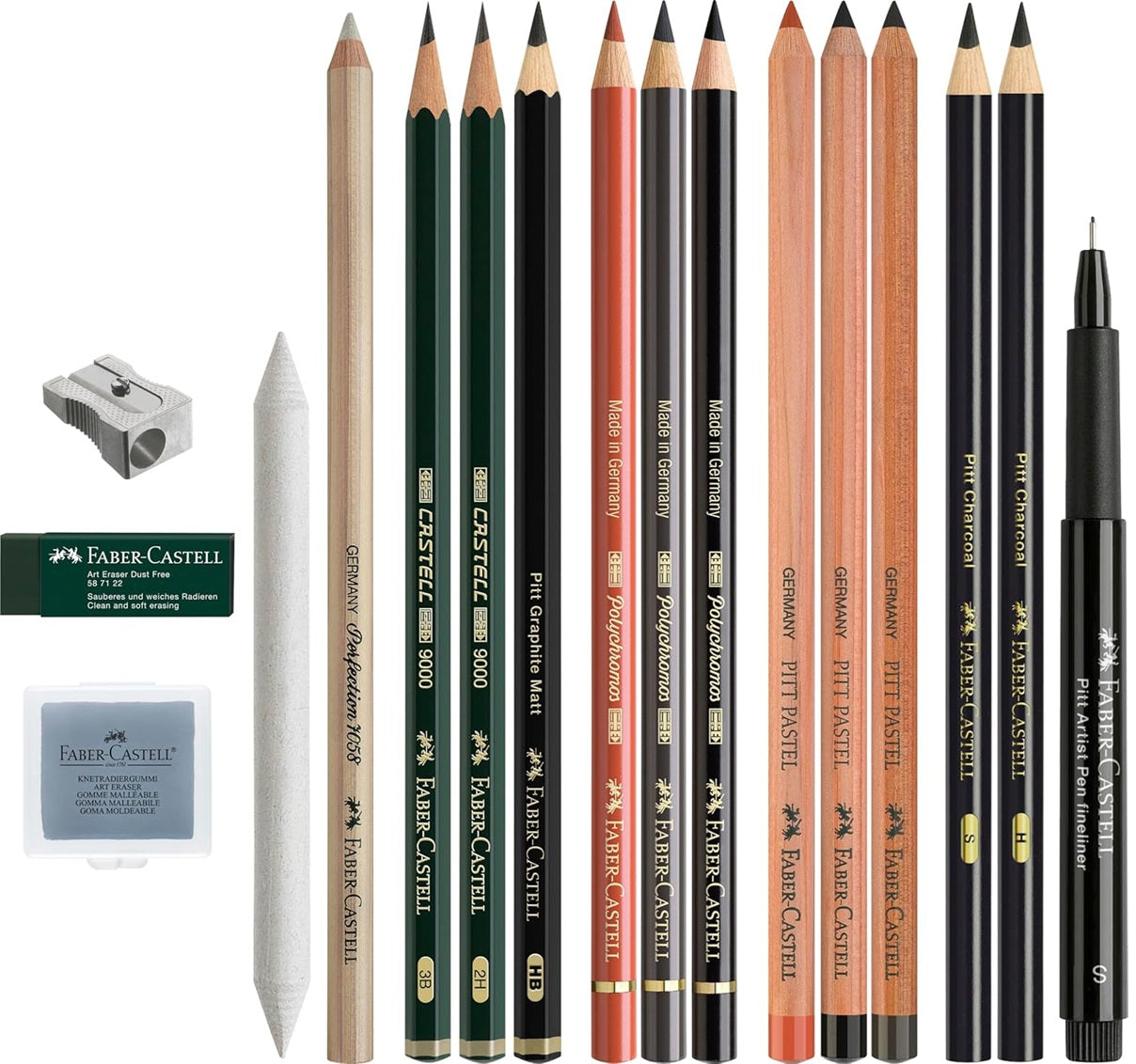 Faber-Castell Discovery Set Dry Art – 17 Piece Artist Gift Set - Blesket Canada