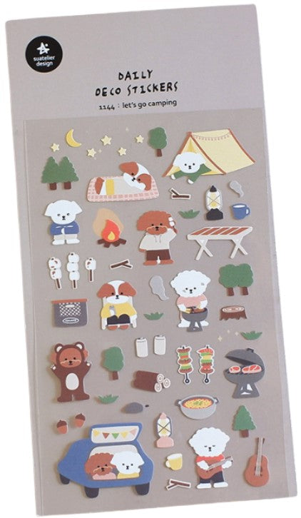 Suatelier Design Stickers – Let's Go Camping - Blesket Canada