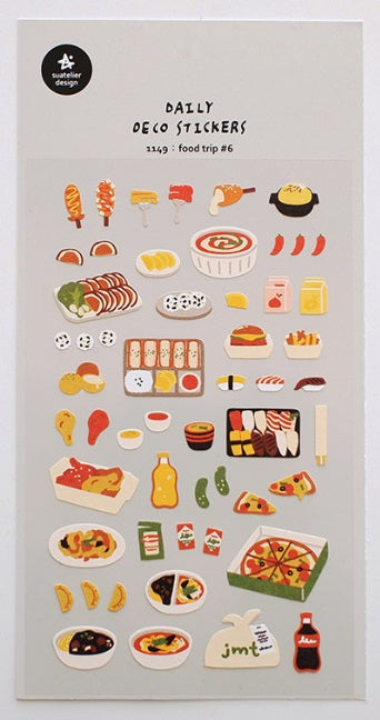 Suatelier Design Stickers – Food Trip #6 - Blesket Canada