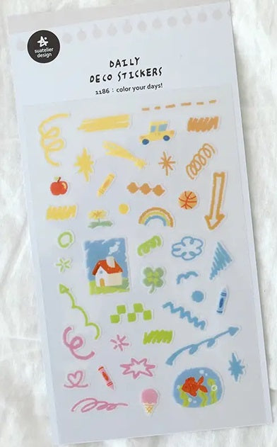 Suatelier Design Stickers – Color Your Days - Blesket Canada