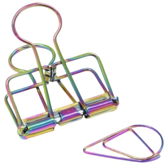 KDT Japan JIM Wire Clip Set (Binder & Gem) - Prism - Blesket Canada