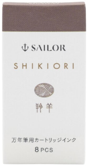 Sailor Shikiori Ink Cartridge for Fountain Pen (8 Pcs) - Antelope - Blesket Canada