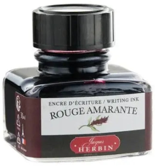 J. Herbin Fountain Pen Ink 30ml – Rouge Amarante (Amaranth Red) - Blesket Canada
