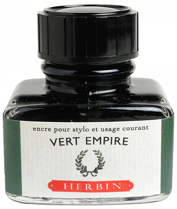 J. Herbin Fountain Pen Ink 30ml – Empire Green - Blesket Canada