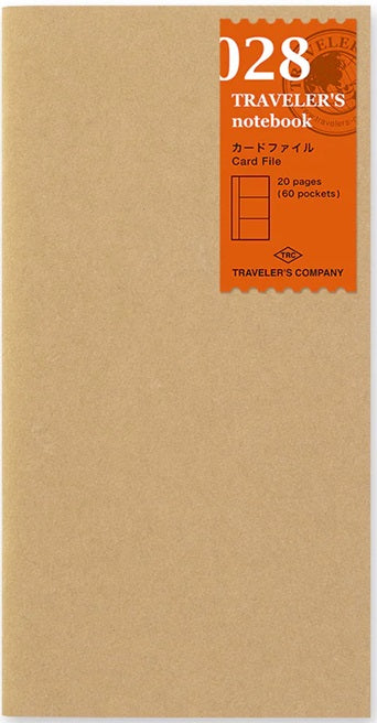 TRAVELER'S Notebook Refill 028 Card File - Blesket Canada