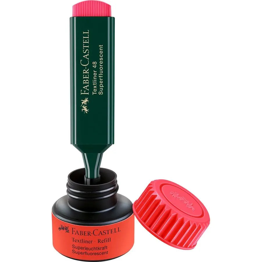 Faber Castell Textliner 1549 Refill System, Red - Blesket Canada