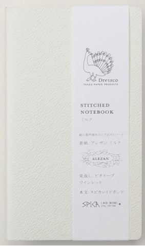 Dressco Stitched Notebook - Milk - Blesket Canada
