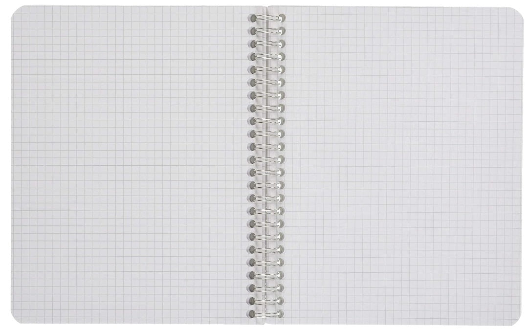 Rhodia Spiral Notebook – Small Squares (White, A5+) - Blesket Canada