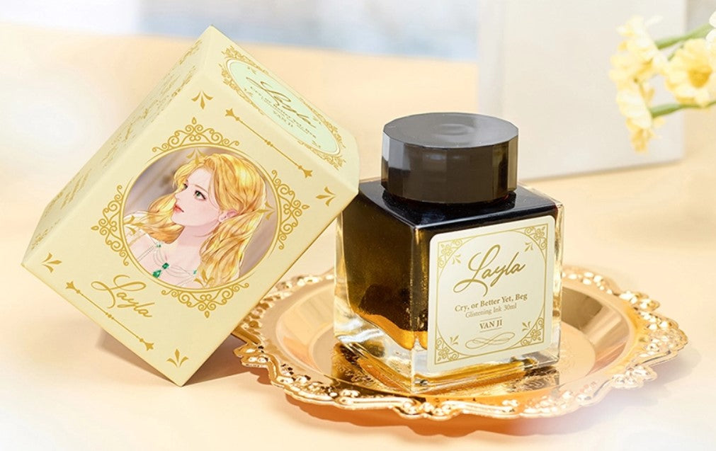 Wearingeul Layla Llewellyn Glistening 30ml Fountain Pen Ink - Blesket Canada