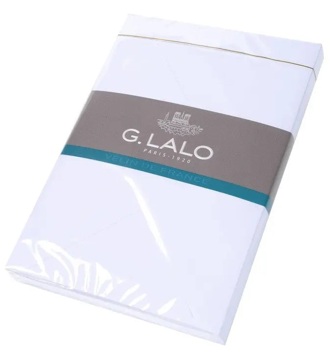G. Lalo Velum Envelopes – White, Pack of 20 - Blesket Canada