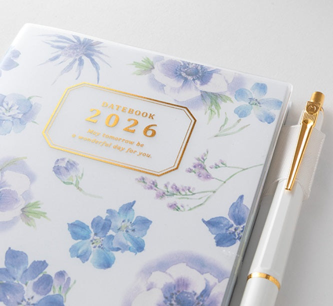 Midori Pocket Diary 2026 - Country Time Flower - A6 - Blesket Canada