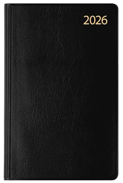 Midori Pocket Monthly and Weekly Schedule 2026 - Black - A6 - Blesket Canada