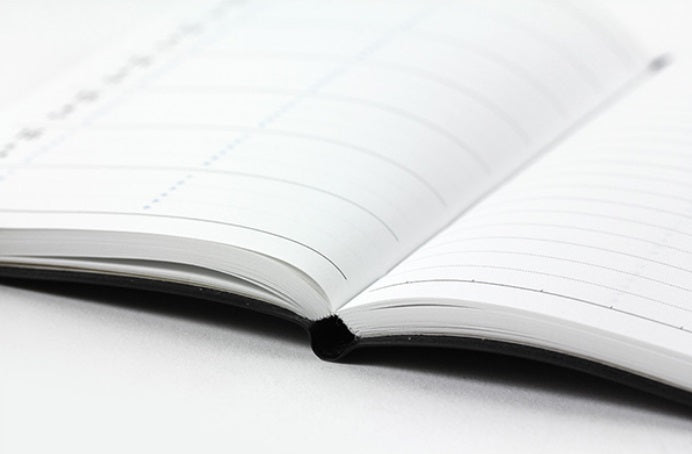 Midori Pocket Monthly and Weekly Schedule 2026 - Black - A6 - Blesket Canada