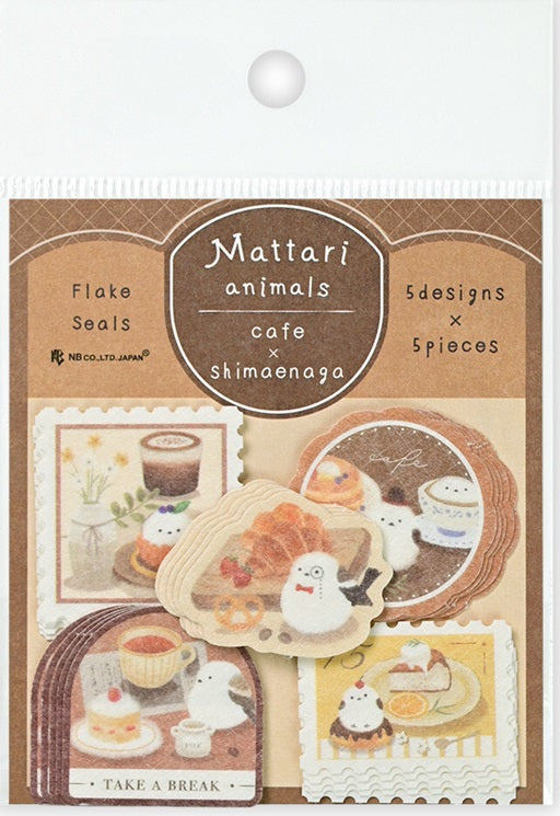 Mattari Animals Day Flake Stickers – Shimaenaga - Blesket Canada