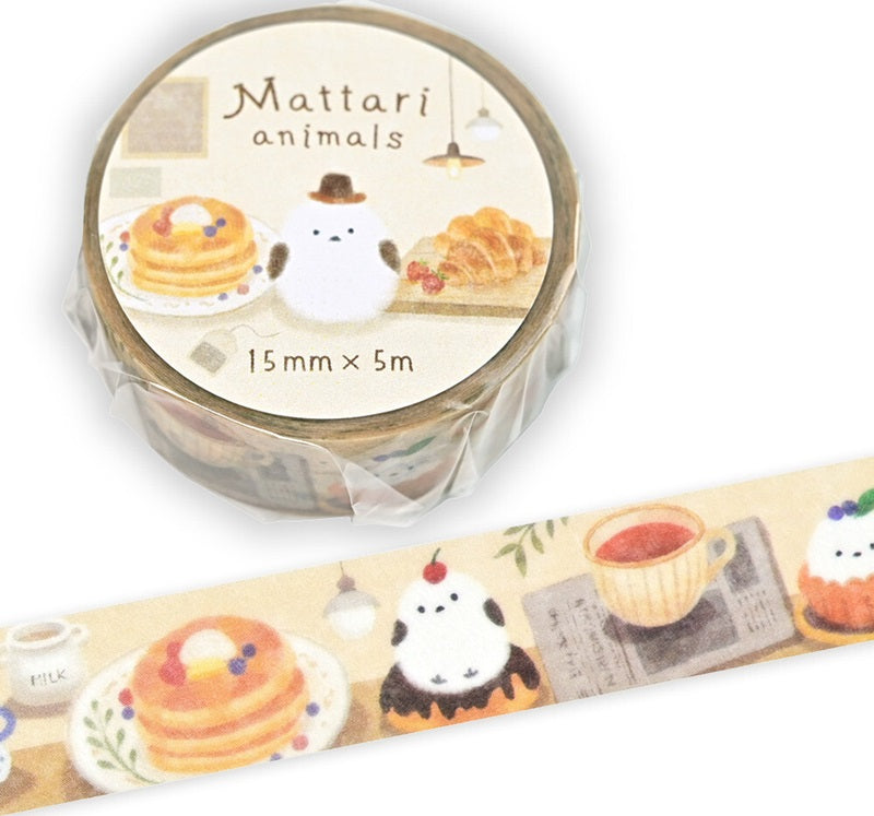 Mattari Animals Day Washi Tape – Shimaenaga - Blesket Canada