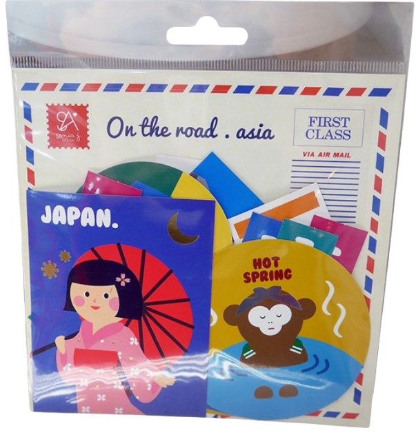 Suatelier Design Stickers – On the Road - Asia - Blesket Canada