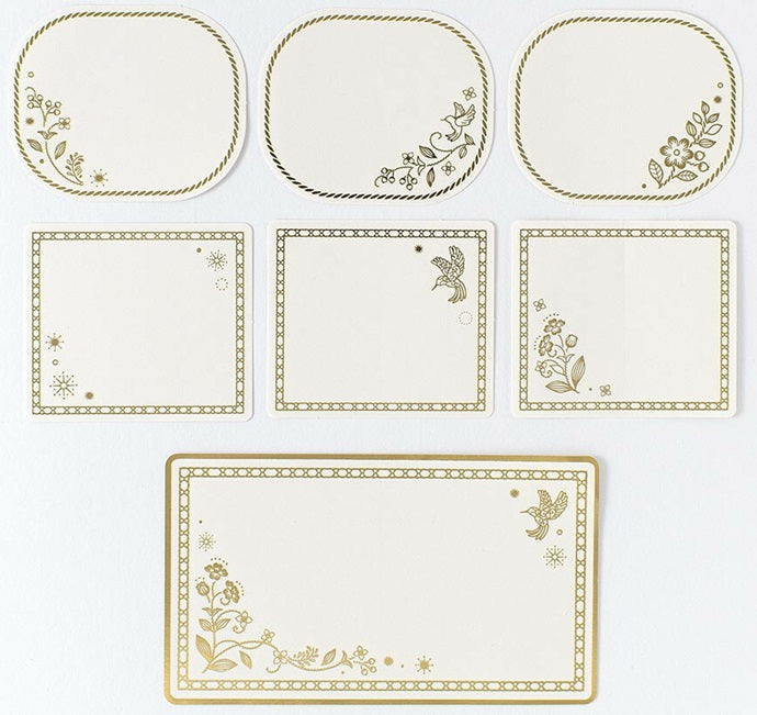 Decoration Flake Stickers - Etancel Colored Paper – Gold Foil - Blesket Canada