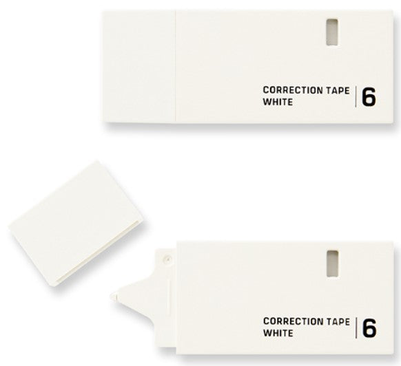Midori Paper Correction Tape 6mm - White - Blesket Canada