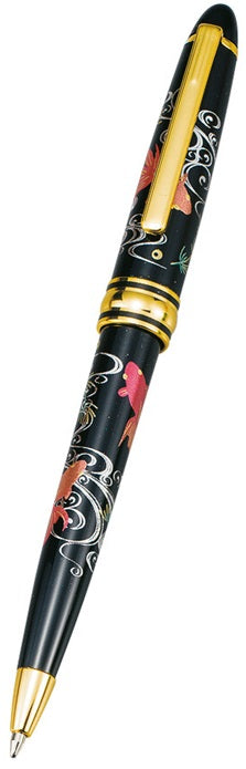 Lacquer Ballpoint Pen – Goldfish Maki-e Design - Blesket Canada