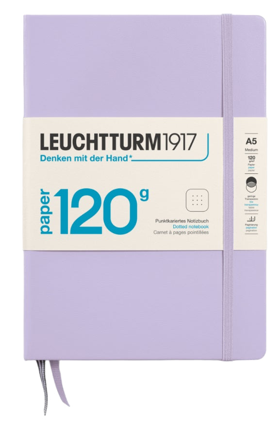Leuchtturm1917 Hardcover 120G Edition Notebook A5 Dotted - Lilac - Blesket Canada