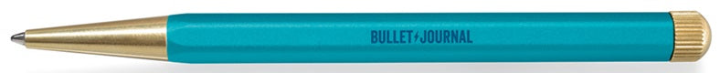LEUCHTTURM1917 Drehgriffel Nr. 1 Gel Pen – Turquoise25 (Bullet Journal Limited Edition) – Black Ink - Blesket Canada