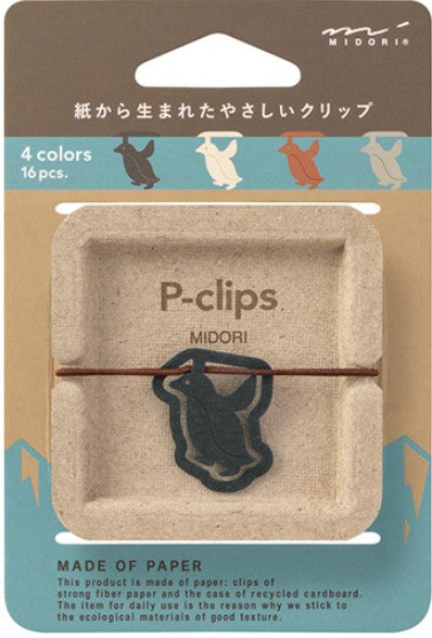 Midori Paper Clips - Penguin - Blesket Canada
