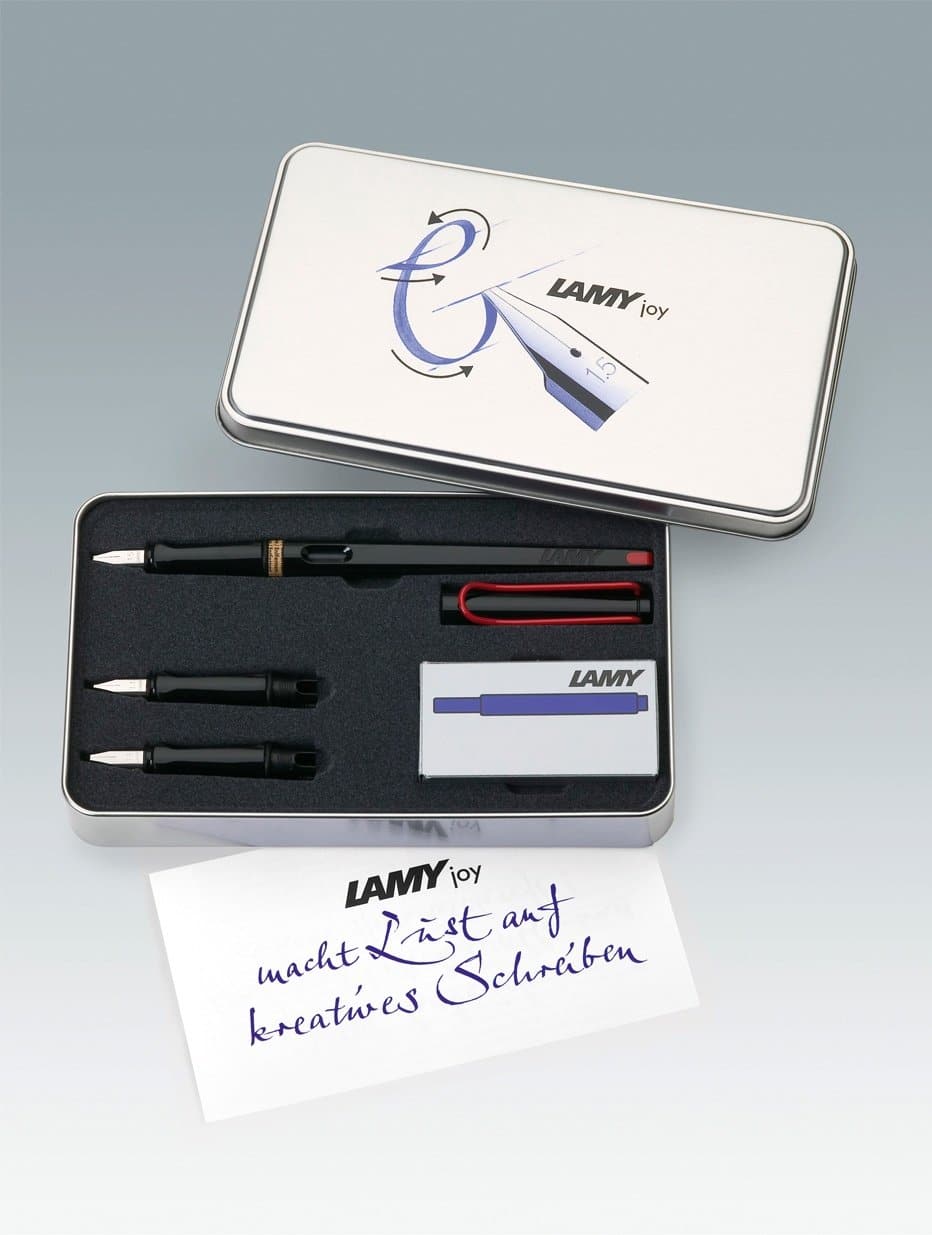 Lamy Joy Calligraphy Set Black with Red Clip- Blesket Canada