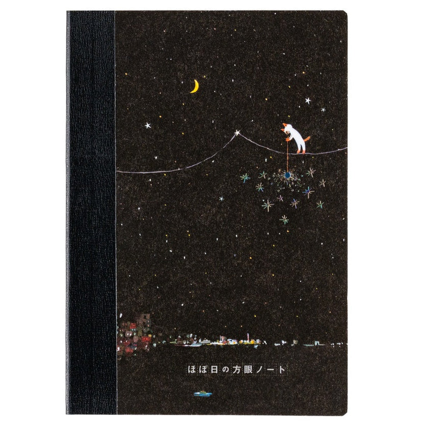 Hobonichi 2026 - Hiroko Kubota: Hobonichi Graph Notebook (A6) - Another night of falling star sparklers - Blesket Canada