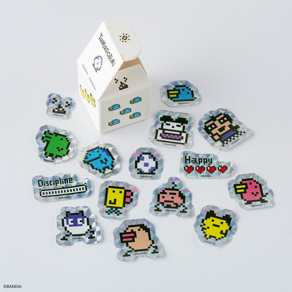 Hobonichi Techo 2026 - Tamagotchi Flake Stickers - Set of 3 Boxes - Blesket Canada