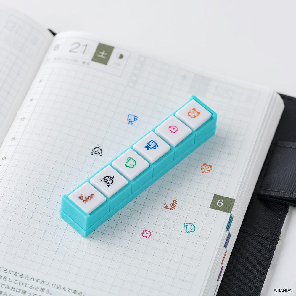 Hobonichi Kodomo no Kao 2026 Pochitto6 Push Button Stamp - Tamagotchi - Blesket Canada