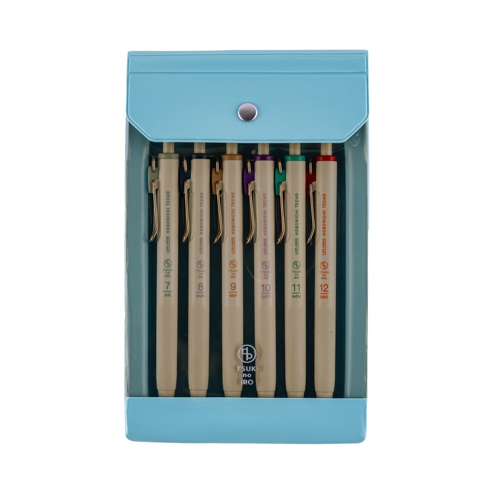 Hobonichi 2026 Tsuki no IRO Uniball One – July–Dec Set with Case - Blesket Canada