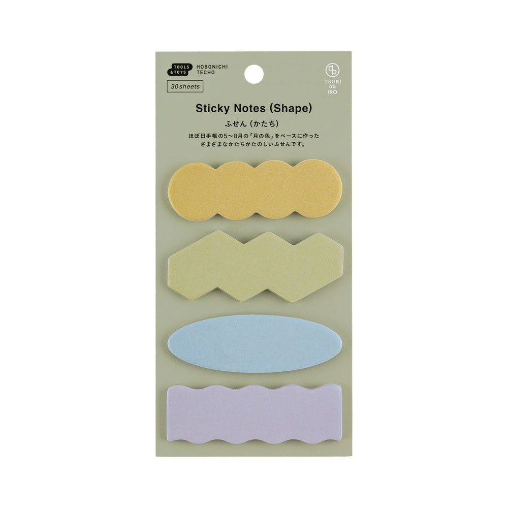 Hobonichi 2026 Tsuki no IRO Sticky Notes - Shape - Blesket Canada