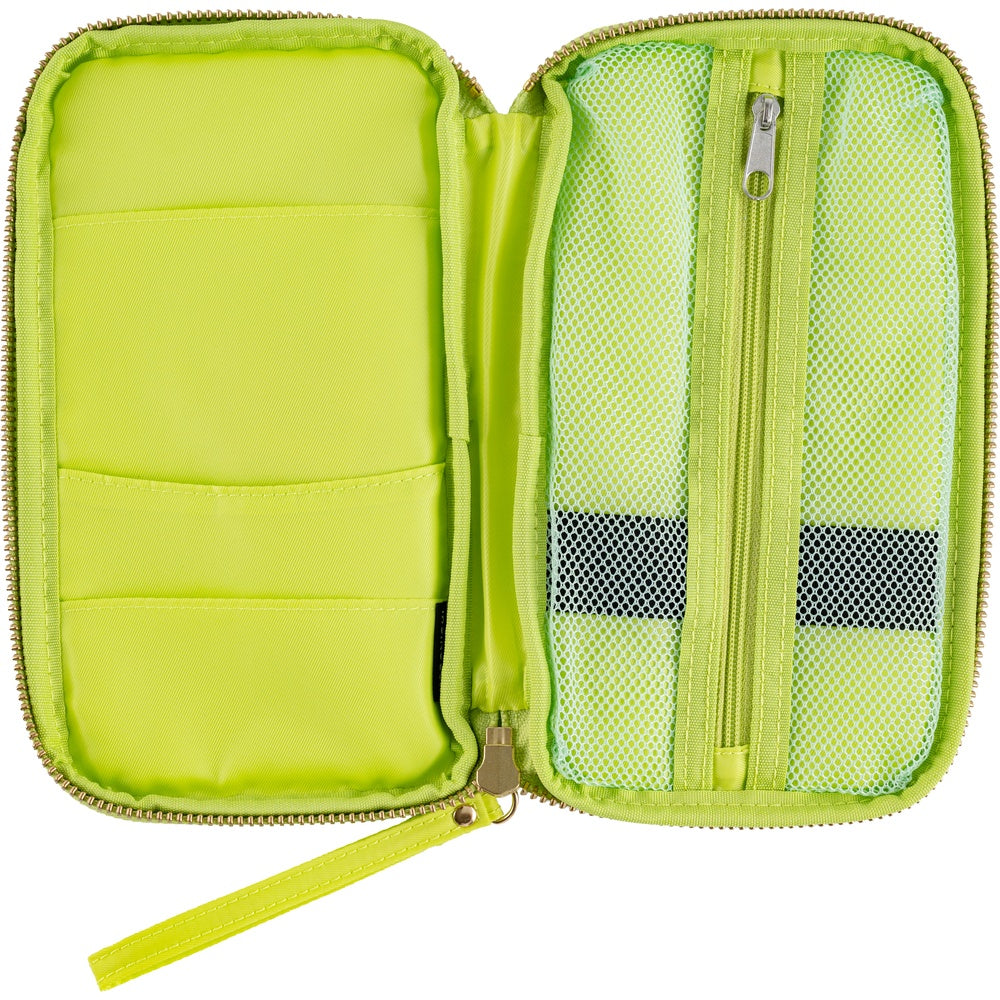 Hobonichi Small Drawer Pouch – Aqua Lime - Blesket Canada