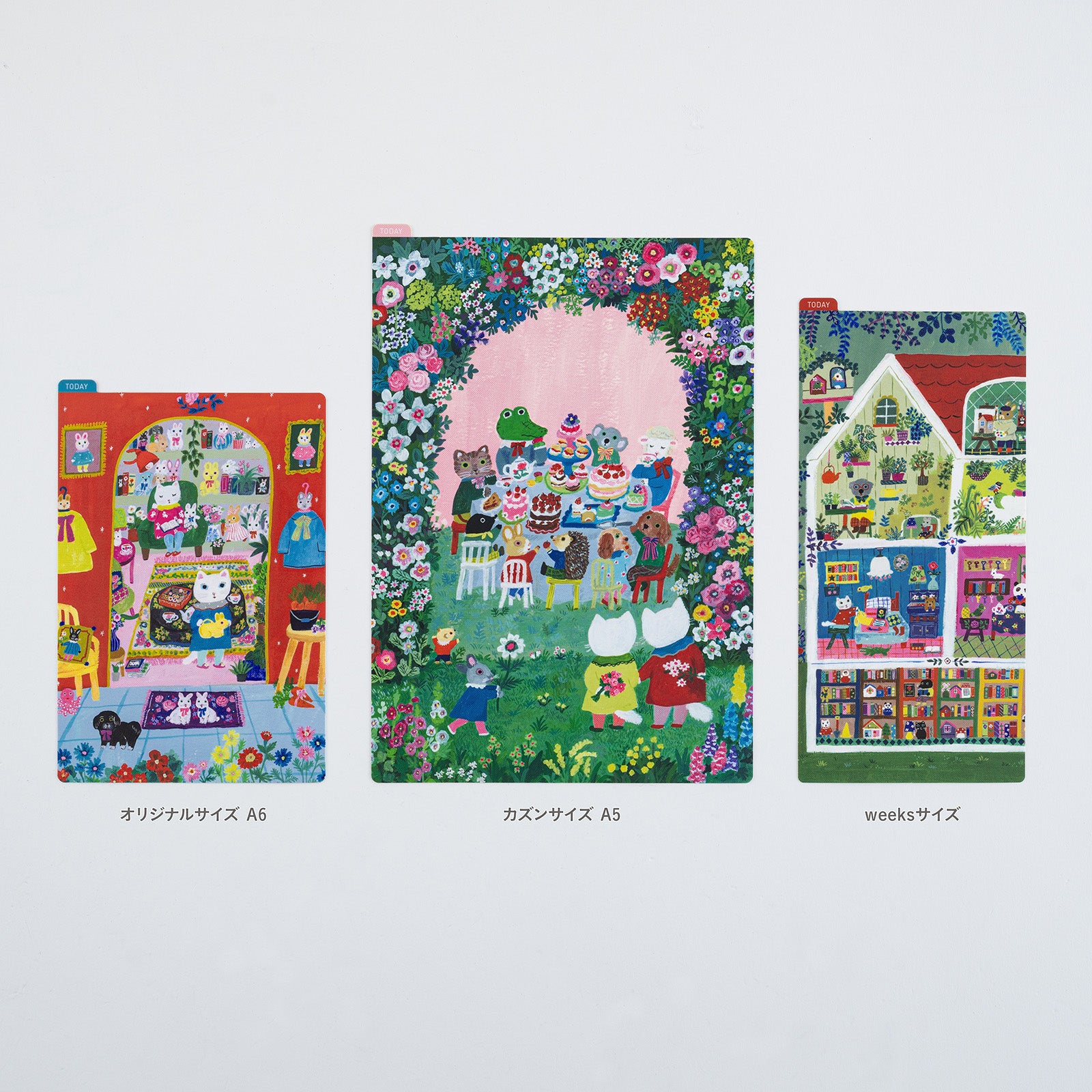 Hobonichi Pencil Board - A5 - Yumi Kitagishi (In the Garden) - Blesket Canada